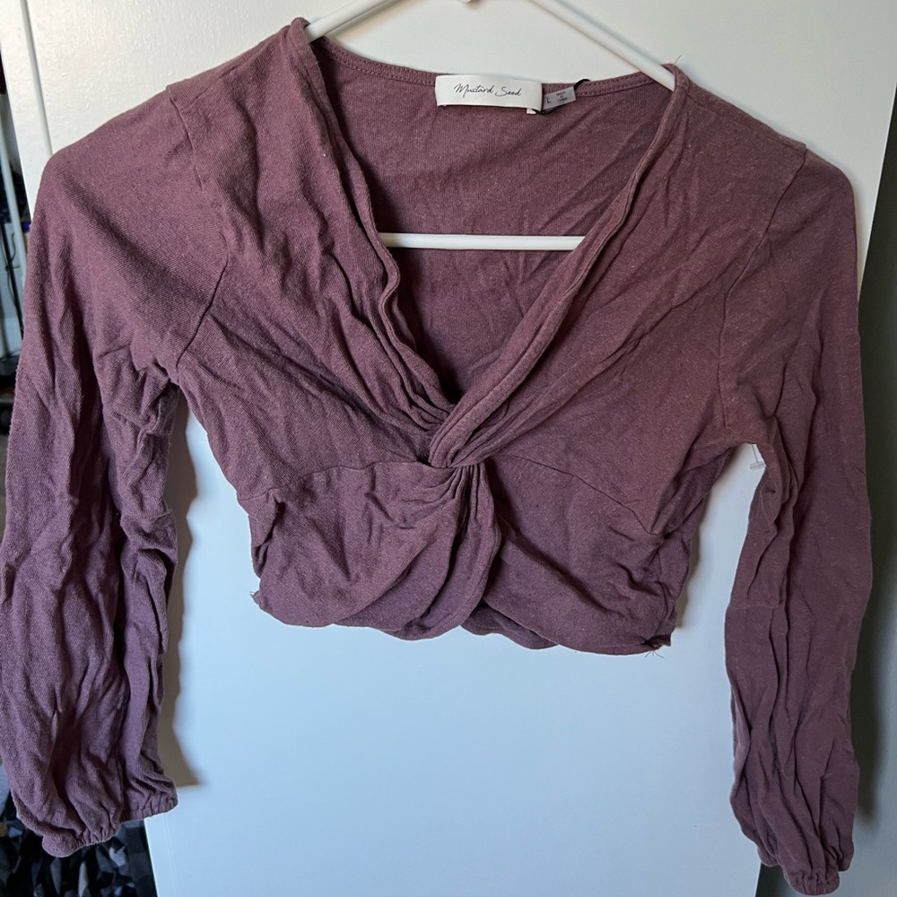 Purple long sleeve